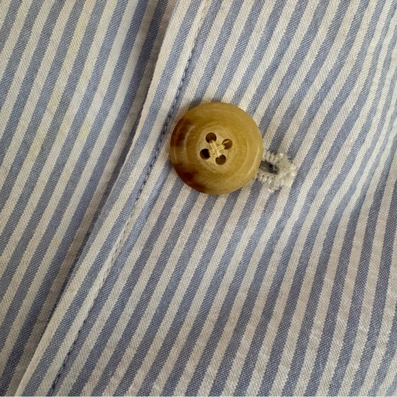 Kids Polo Ralph Lauren Seersucker Light Blue and White Striped Jacket - Picture 4 of 5